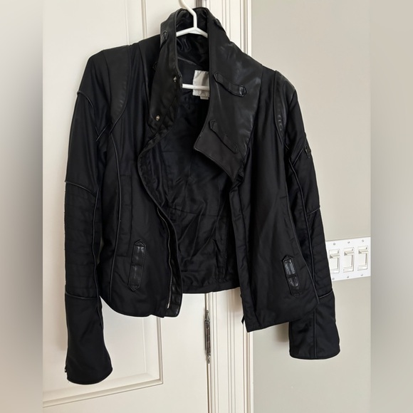 Black ‘leather’ jacket size S - Picture 2 of 3